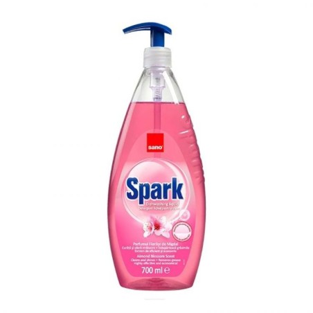 Detergent vase cu balsam cu pompita Sano Spark Migdale, 1L